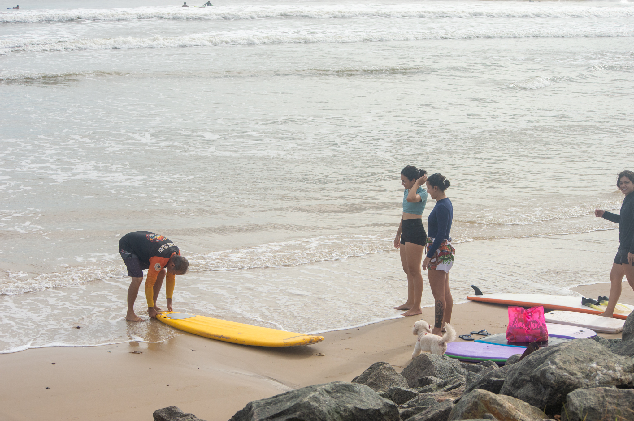 Professor Welber, fundador do MSV Movimento Salvando Vidas, escola de surf do Olho d'Água em São Luís do Maranhão